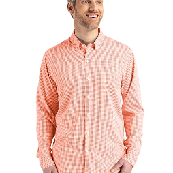 Cutter & Buck Cutter & Buck Skyline Epic Confidence Recycled Gingham Mens Long Sleeve Dress Shirt MCW00236 Cutter & Buck Skyline Epic Confidence Recycled Gingham Mens Long Sleeve Dress Shirt Thumbnail