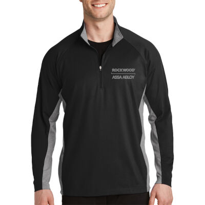 Assa Abloy - Sport Wick ® Stretch Contrast 1/2 Zip Pullover Thumbnail