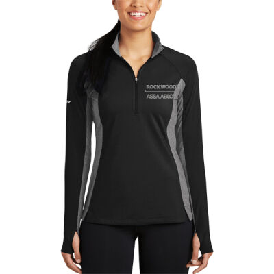 Assa Abloy - Ladies Sport Wick ® Stretch Contrast 1/2 Zip Pullover Thumbnail